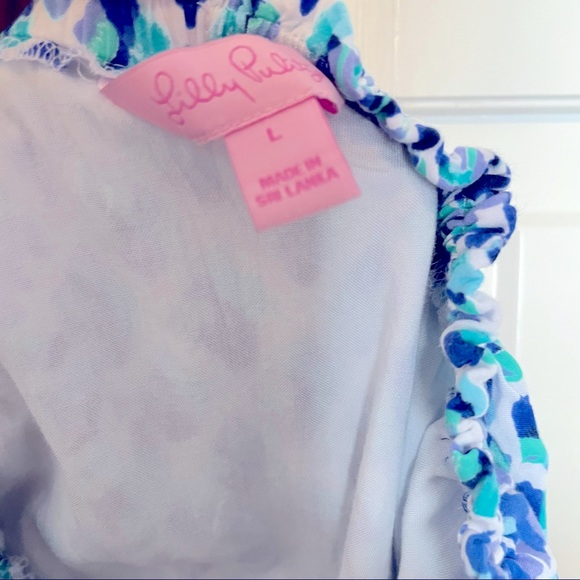 Lilly Pulitzer Nevie Off the Shoulder Dress - Picture 11 of 12